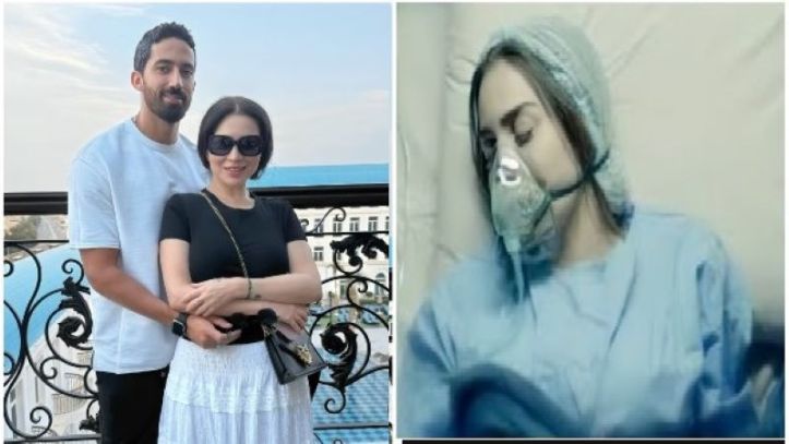 الفنانة مي عز الدين في العناية المركزة 